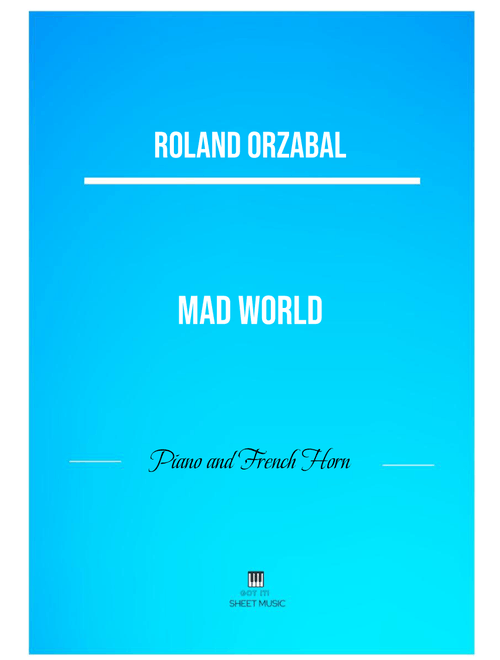 Mad World (Arr. ANDRE LAITANO) - Adam Lambert (Instrumental Duet and Piano)