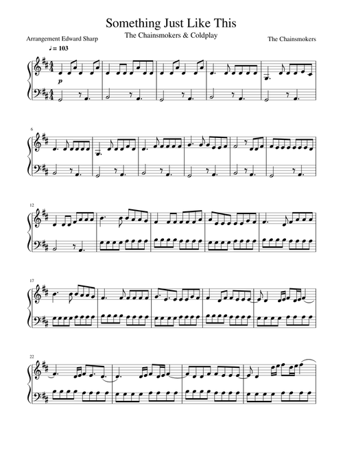 Something Just Like This Easy Version