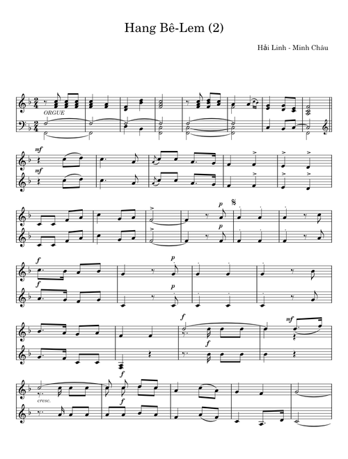 Hang Bê-lem - Hải Linh