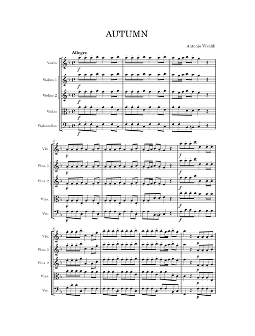 Vivaldi AUTUMN