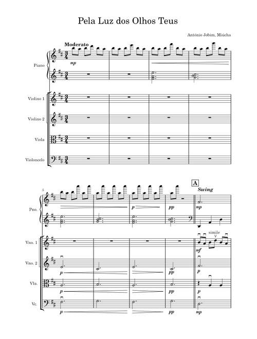 Pela luz dos olhos teus – Antônio Carlos Jobim