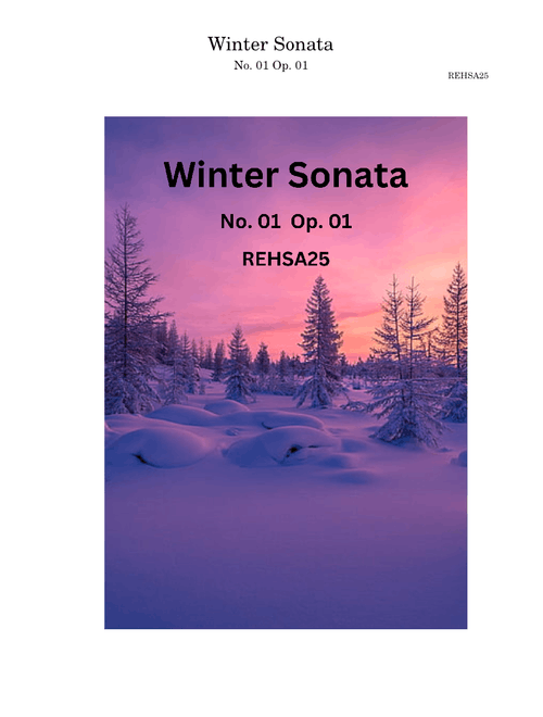 Winter Sonata No.1 Op.1 |  Mov 1 - 3 | READ THE DESCRIPTION