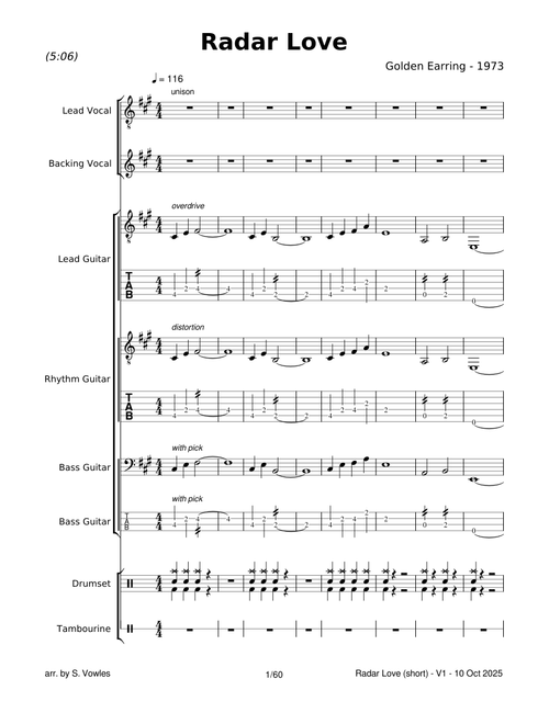 Radar Love (Golden Earring)