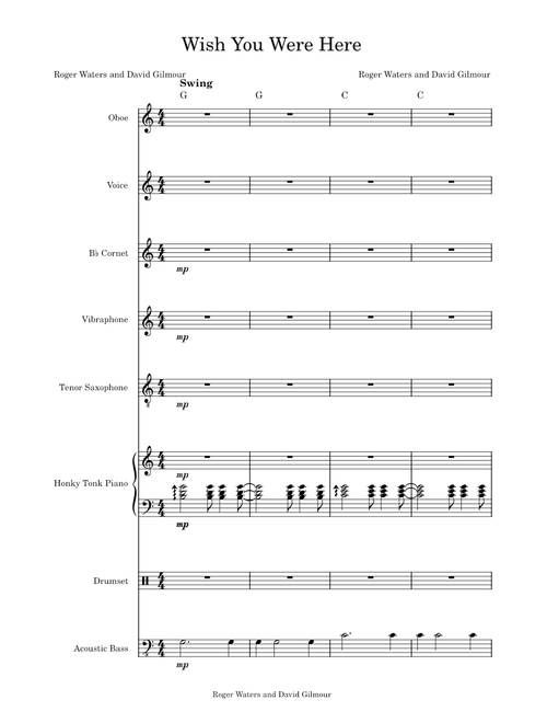 Wish you were here – Pink Floyd
