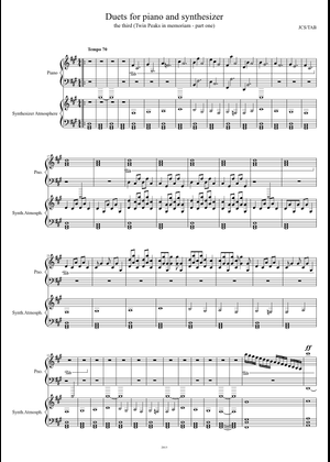 Twin Peaks Theme Sheet Music for Piano (Solo) easy | MuseScore.com