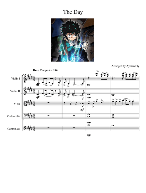 The Day - My Hero Academia for String Orchestra (Comments appreciated)