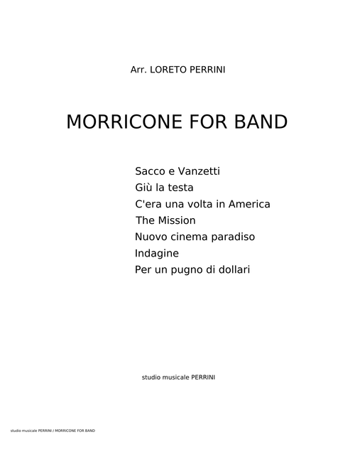 Morricone's Songs Medley - Ennio Morricone