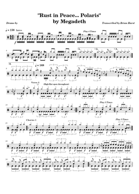 Free Megadeth sheet music | Download PDF or print on MuseScore.com