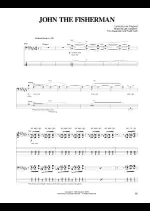 John the fisherman – Primus Drum Sheet Notation Sheet Music for Drum ...