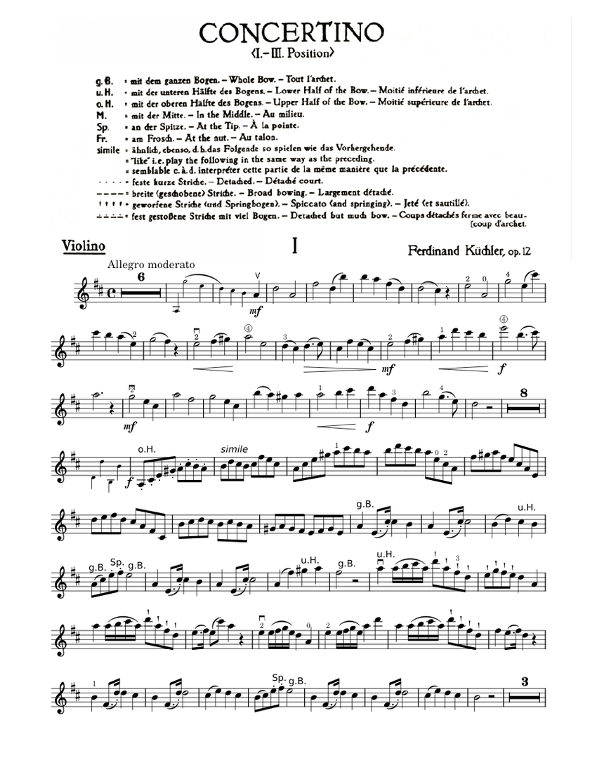 Küchler op 15 concertino in the style of vivaldi hot sale