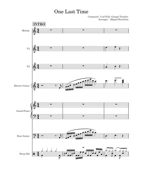 one last time - Ariana Grande