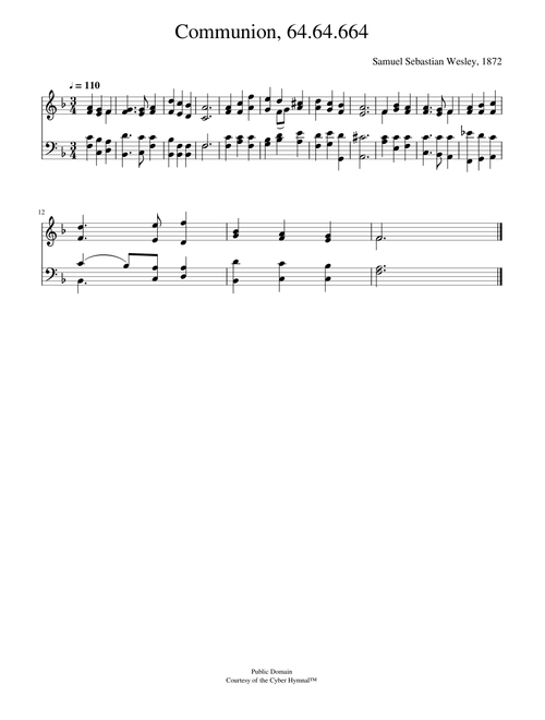 Nearer, my god, to thee - Samuel S. Wesley