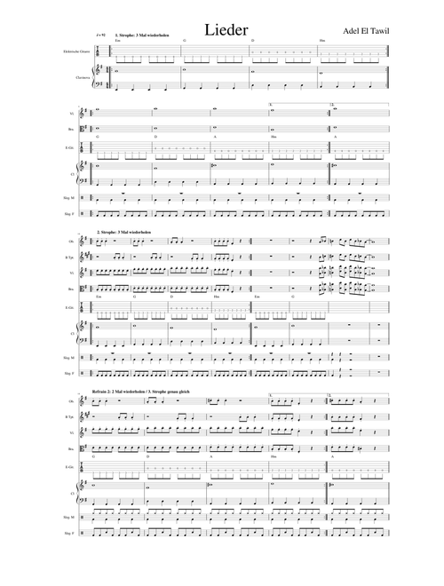 Lieder von Adel El Tawil