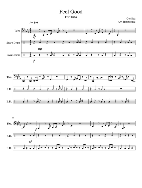 Feel Good (for tuba)