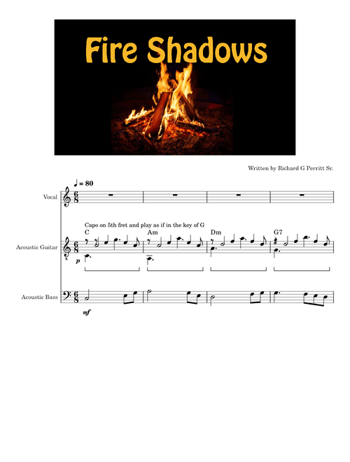 Fire_Shadows Feat Vocals by Mike Dupuis