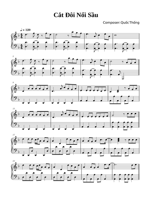 4B3 Cắt Đôi Nỗi Sầu – Tăng Duy Tân - Wonderland Music 0986560167