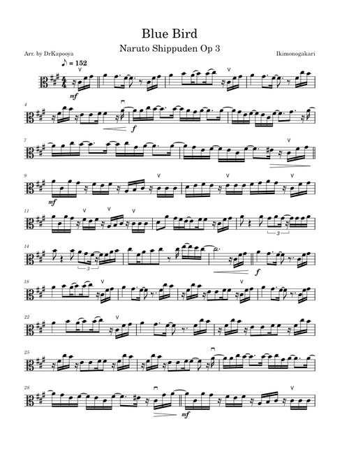 Blue Bird – Viola
