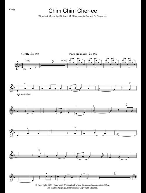 Chim Chim Cher-ee (from Mary Poppins) - Dick Van Dyke (Violin Solo)