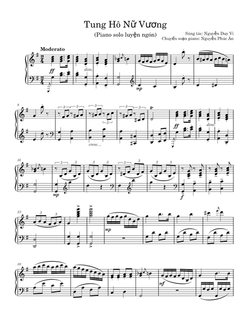 Tung Hô Nữ Vương - Nguyễn Duy Vy