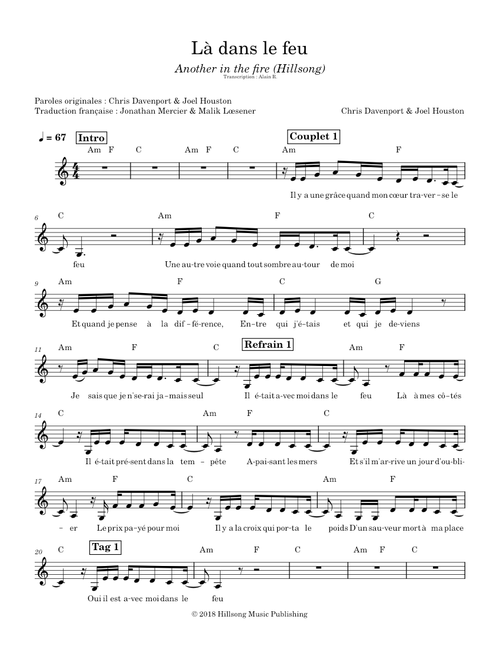 Another in the fire – Hillsong United - Là dans le feu – Hillsong en français