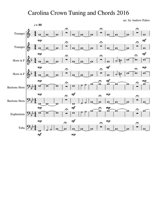 Carolina Crown 2016 Warmup