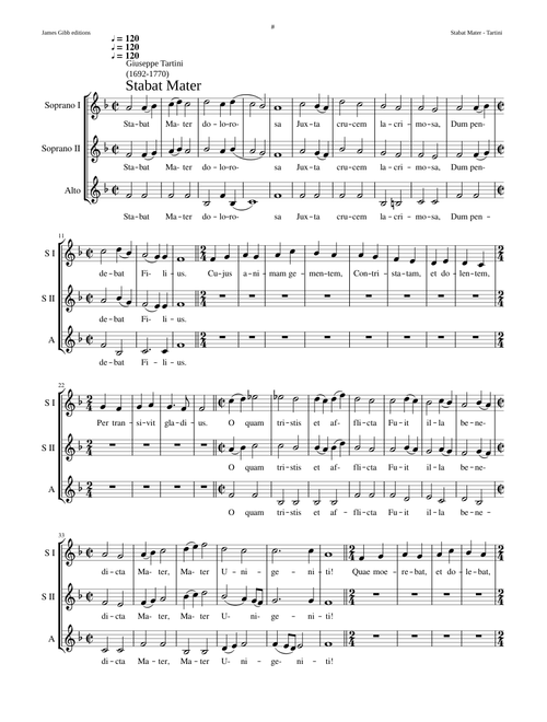 Stabat Mater - Giuseppe Tartini