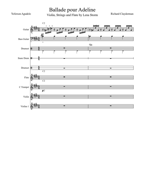 Cover - Ballad for Adeline by Lena Storm