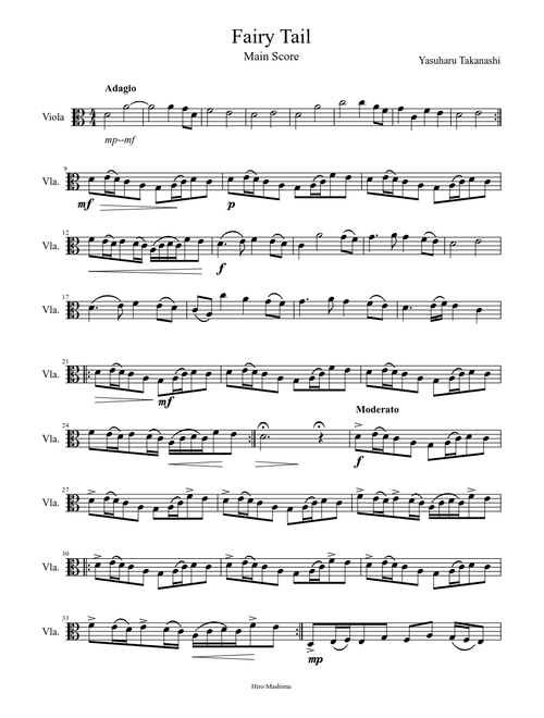 Fairy Tail - Main Score