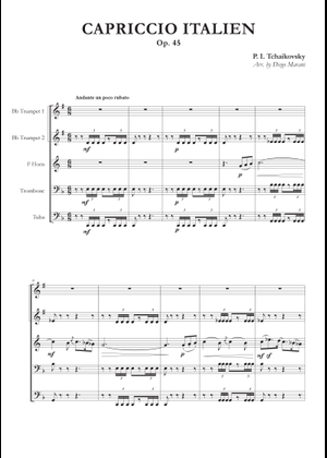 Capriccio Italien – Pyotr Ilyich Tchaikovsky Sheet Music for Piano