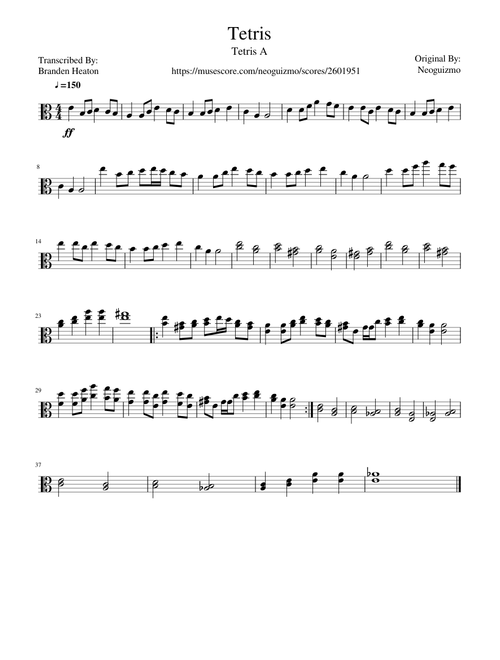 Tetris Theme A