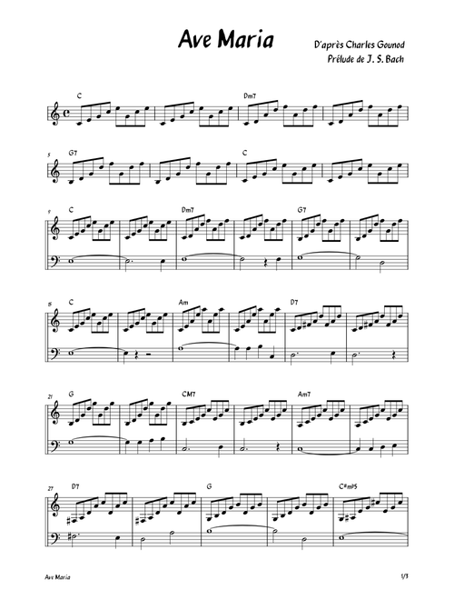 Ave maria – Johann Sebastian Bach