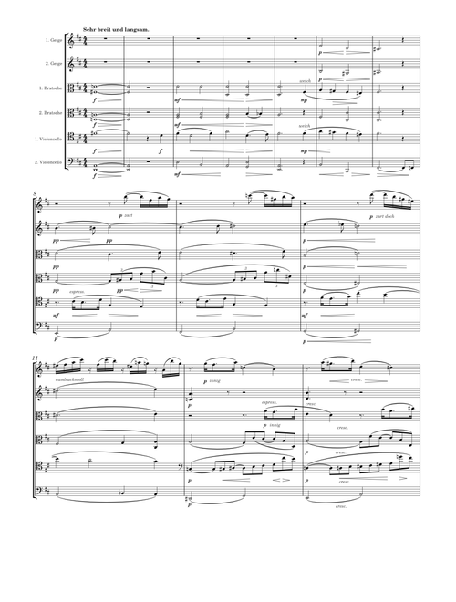 Schoenberg - Verklärte Nacht, Op. 4 (2nd half)
