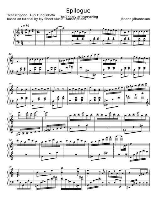 Epilogue - Johann Johannsson