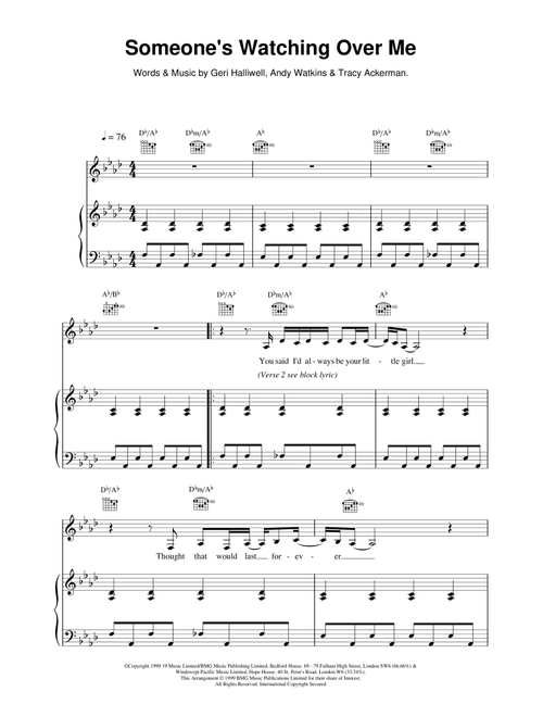 Someone's Watching Over Me - Geri Halliwell (Violin Solo)