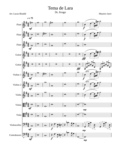 Lara's Theme Tema de Lara - Maurice Jarre