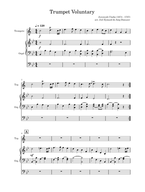 Trumpet Voluntary – Jeremiah Clarke