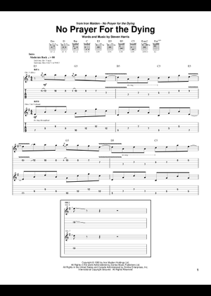 Play Official version of No prayer for the dying Sheet Music by