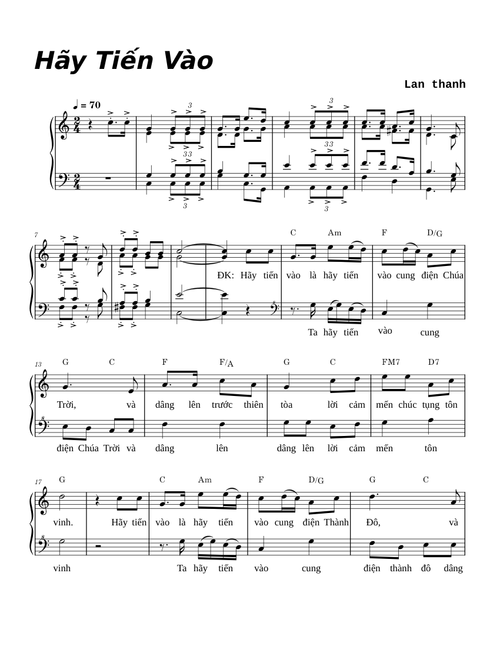HÃY TIẾN VÀO - LAN THANH