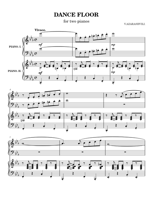 Dance Floor – Vaja Azarashvili