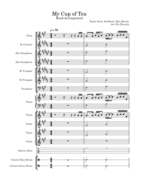 My Cup of Tea - Taylor Swift (Band)
