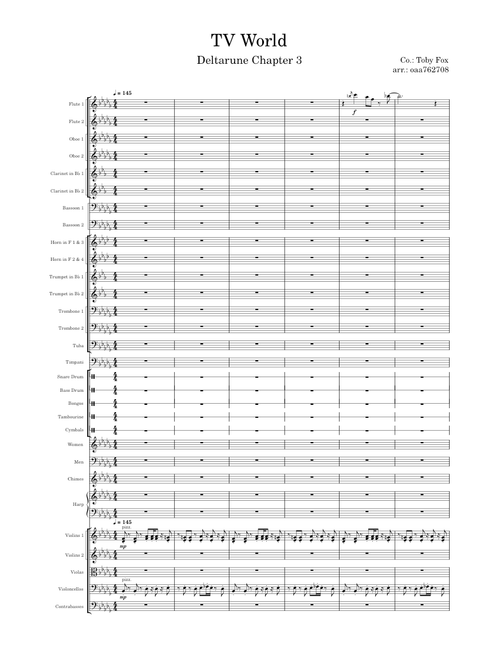 TV WORLD - Symphonic Arrangement - Deltarune Chapter 3