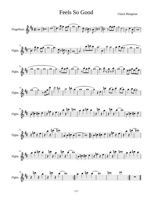 Feels So Good(up an octave)