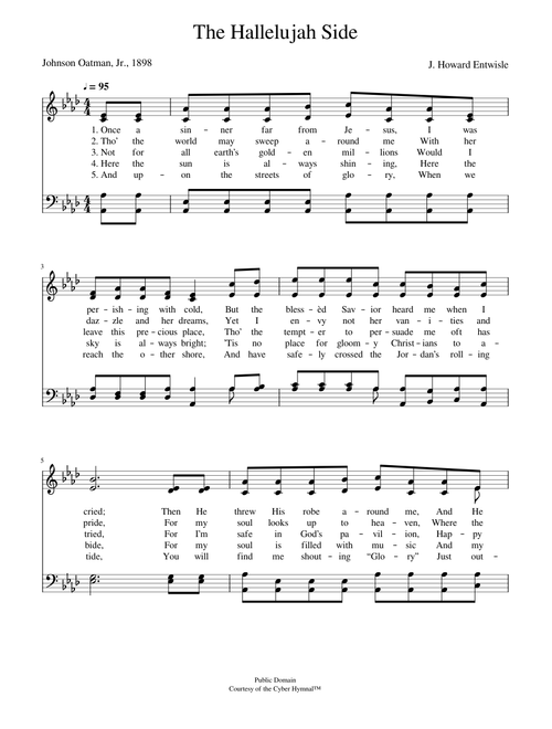 The hallelujah side - J. Howard Entwisle