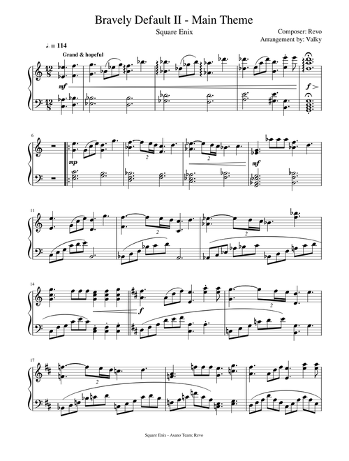 Bravely Default II - Main Theme