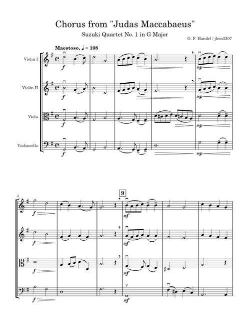 Judas Maccabaeus, HWV 63 - Georg Friedrich Händel