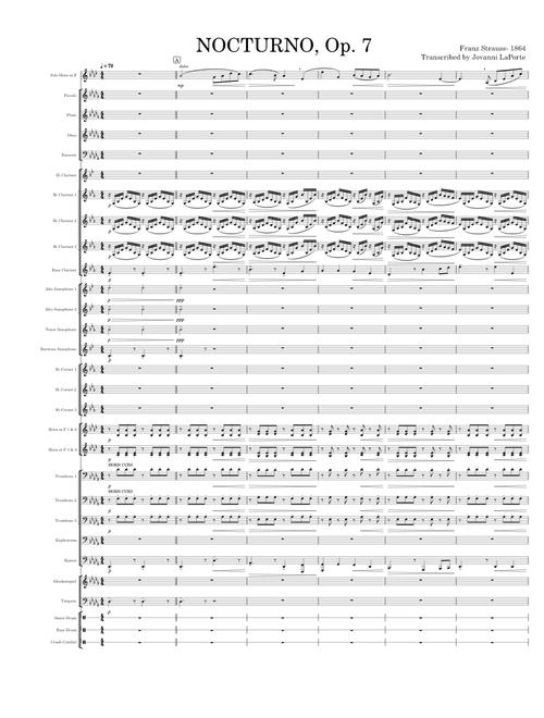 Nocturno, Op.7 – Franz Strauss