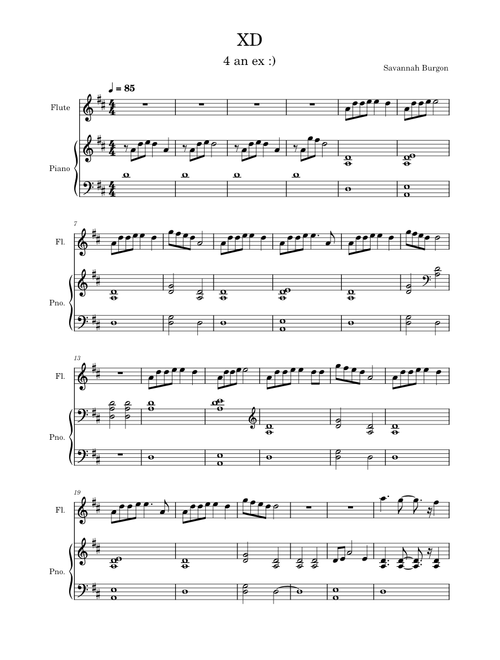 XD - Sad Song - Vocal Solo with Piano - I left you behind...