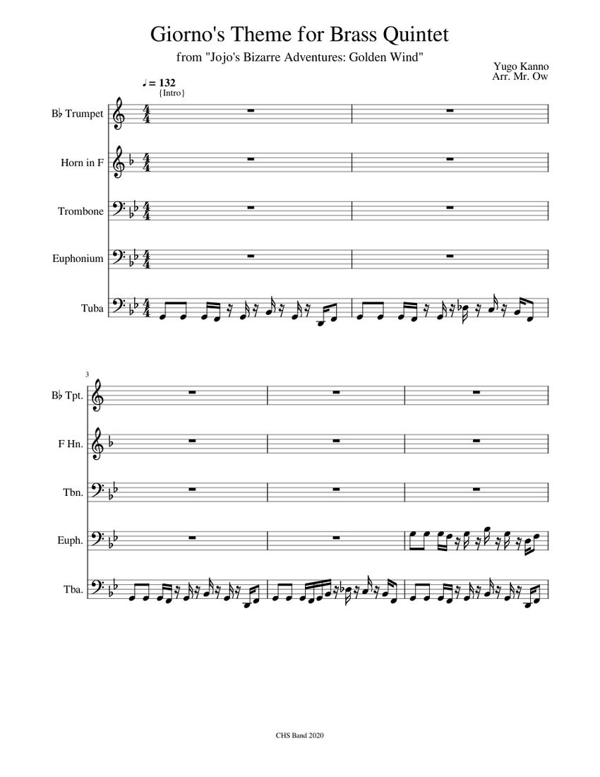 Golden wind trumpet top