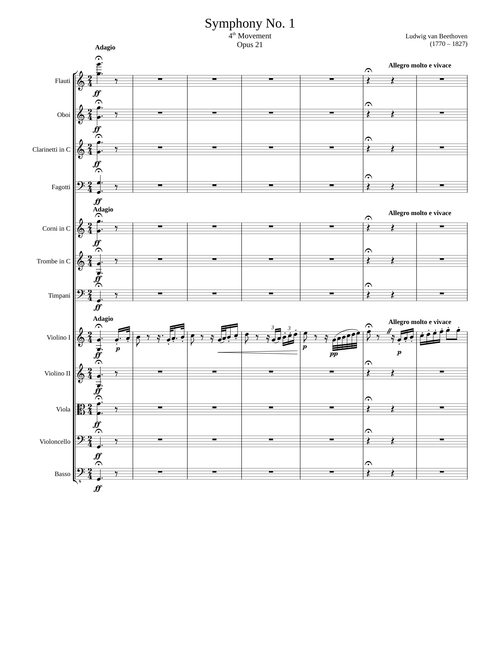 Symphony No. 1, 4th Movement