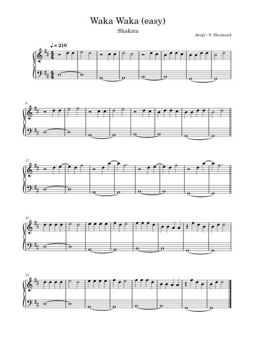 Waka Waka (EASY) – Shakira